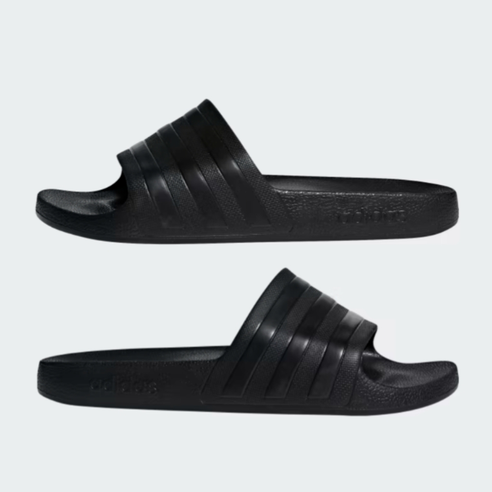 Adidas Adilette Shower‎ Slides Black On Black Mens 9 Womens 10